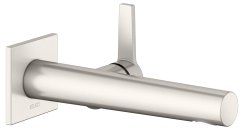 Keuco Edition 11 Single Lever Mixer for Wall Mounting Extension 197mm - Brushed Nickel