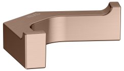 Keuco Edition 11 Double Robe Hook - Brushed Red Gold