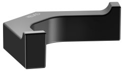 Keuco Edition 11 Double Robe Hook - Matt Black
