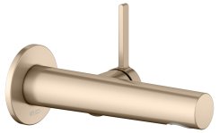 Keuco Edition 400 Single Lever Mixer Wall Mounted Extension 165mm - Brushed Bronze