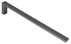 Keuco Edition 11 450mm Towel Holder - Brushed Black / Chrome