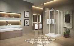 Novellini Lunes 2.0 A Corner Entry Shower Enclosure