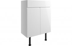 Purity Collection Valento 600mm Basin Unit - White Gloss
