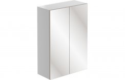 Purity Collection Valento 500mm Mirrored Wall Unit - White Gloss