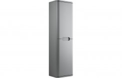 Purity Collection Lumbra 350mm 2 Door Wall Hung Tall Unit - Matt Grey