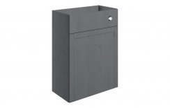 Purity Collection Belinda 600mm Toilet Unit - Grey Ash