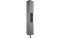 Purity Collection Belinda 300mm 2 Door Tall Unit - Grey Ash