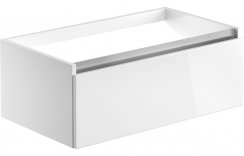 Purity Collection Carina 800mm 1 Drawer Wall Hung Basin Unit (No Top) - White Gloss