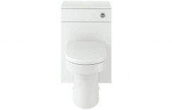 Purity Collection Visio 500mm Toilet Unit - White Gloss