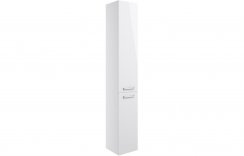 Purity Collection Verona 350mm Floor Standing 2 Door Tall Unit - White Gloss