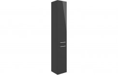 Purity Collection Volti 350mm Floor Standing 2 Door Tall Unit - Anthracite Gloss