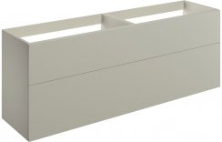 Purity Collection Statura 1180mm Wall Hung 4 Drawer Basin Unit (No Top) - Matt Latte