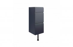 Purity Collection Valento 300mm 3 Drawer Unit - Matt Indigo Blue