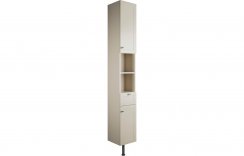 Purity Collection Belinda 300mm 2 Door Tall Unit - Matt Latte