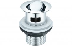 Purity Collection Slotted Flip Plug Basin Waste - Chrome