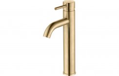 Purity Collection Padua Tall Basin Mixer - Brushed Brass