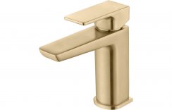 Purity Collection Bari Basin Mixer & Waste - Brushed Brass