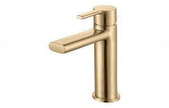 Purity Collection Etna Basin Mixer - Brushed Brass