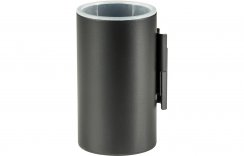 Purity Collection Martino Wall Mounted Tumbler - Black