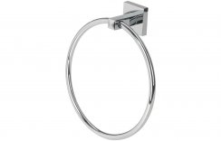 Purity Collection Livia Towel Ring - Chrome