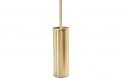 Purity Collection Martino Wall Mounted Toilet Brush Holder - Brushed Brass