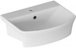 Purity Collection Cosmopolitan 500x400mm 1 Tap Hole Semi Recessed Basin
