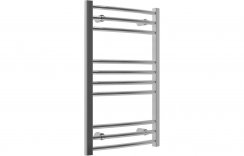 Purity Collection Gradia Curved 30mm Ladder Radiator 500 x 800mm - Chrome