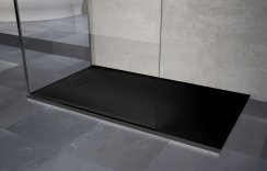 Novellini Novosolid 1400 x 1000mm Shower Tray - Matt Black