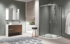 Novellini Zephyros R Double Door Quadrant Shower Enclosure