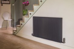 Bisque Trubi single column Radiator - 1800mm x 330mm - Volcanic