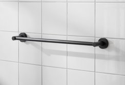 Miller Bond Black 495 x 80mm Towel Rail