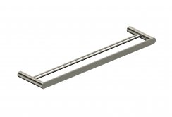 RAK Petit Round 600mm Double Towel Bar - Nickel