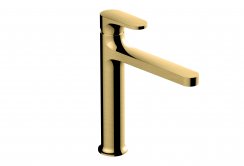 RAK Portofino Mid Height Basin Mixer - Gold