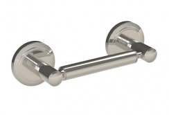 Miller Oslo Nickel Double Post Toilet Roll Holder