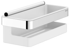 Keuco Collection Moll Shower Basket - Chrome/White
