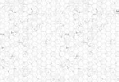Bushboard Nuance Hexagon Marble 2420mm Acrylic Panel