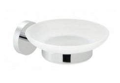 Vado Spa Frosted Glass Soap Dish and Holder