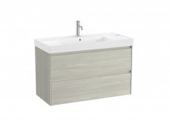 Roca Ona Unik 1000mm Basin & Light Oak Unit (2 Drawers)