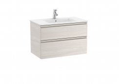 Roca The Gap Nordic Ash 800mm 2 Drawer Vanity Unit with Basin