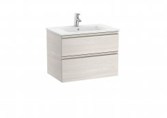 Roca The Gap Nordic Ash 700mm 2 Drawer Vanity Unit with Basin