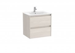 Roca Tenet Nordic Ash 600 x 460mm 2 Drawer Vanity Unit and Basin