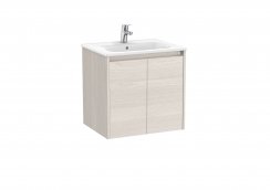 Roca Tenet Nordic Ash 600 x 460mm 2 Door Vanity Unit and Basin