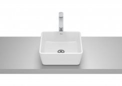 Roca Optica Matt White 350mm Square Countertop Basin