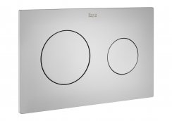 Roca PL10 Matt Chrome Dual Flush Plate