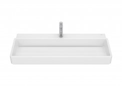 Roca Tura 1000mm Wall-Hung Basin - Matt White