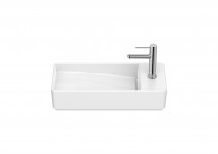 Roca Tura 550mm Compact Wall-Hung Basin - White