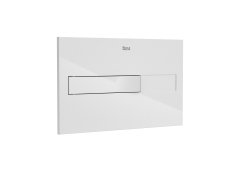Roca In-Wall PL2 Single Flush Plate (Duplo One) - White