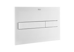 Roca In-Wall PL7 Dual Flush Plate (Duplo One) - Matt White
