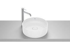 Roca Terra 390mm Round Countertop Basin - White