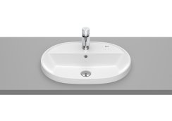 Roca The Gap Round 550mm 1 Taphole Inset Basin
